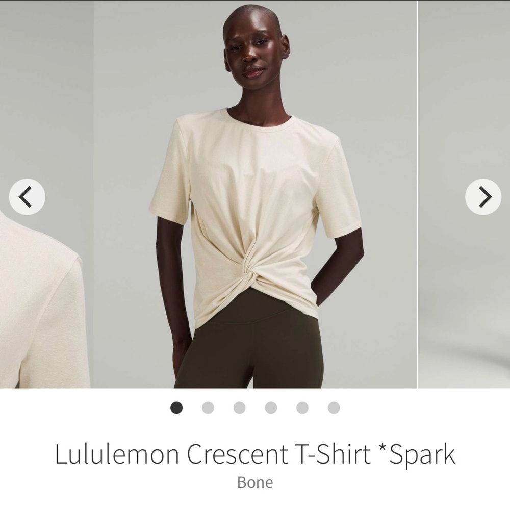 Special Edition Lululemon crescent tee *spark
